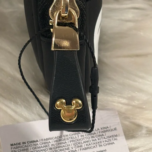 Disney Black and White Mickey Mouse Coin Zippered Pouch - Picture 5 of 8